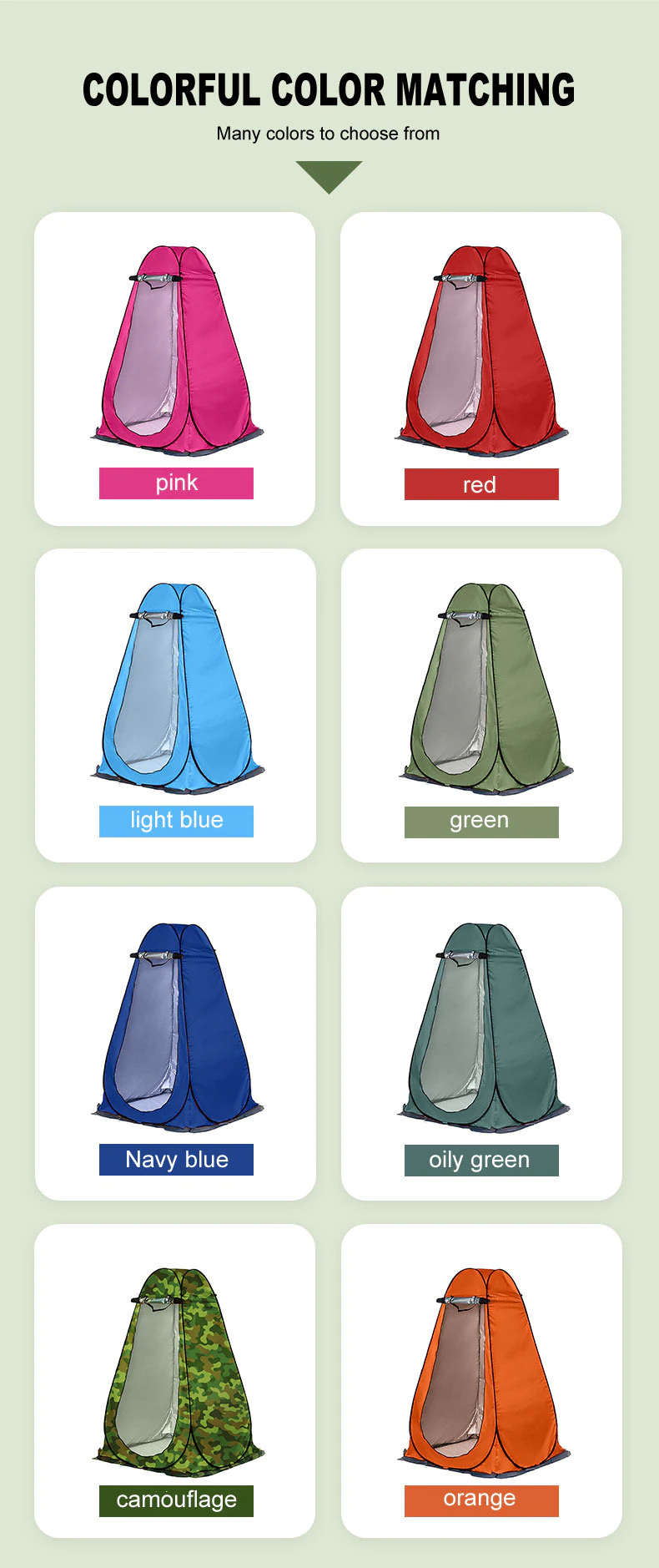 Cheap Goat Tents Portable Outdoor Camping Tent Automatic Shower  Fishing Bath Changing Fitting Room Shelter Beach Privacy Toilet Protectio   